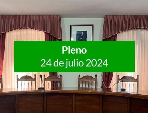 Pleno Ordinario: Miércoles, 24 de julio 2024