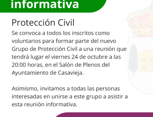 Reunión informativa – Grupo de Protección Civil