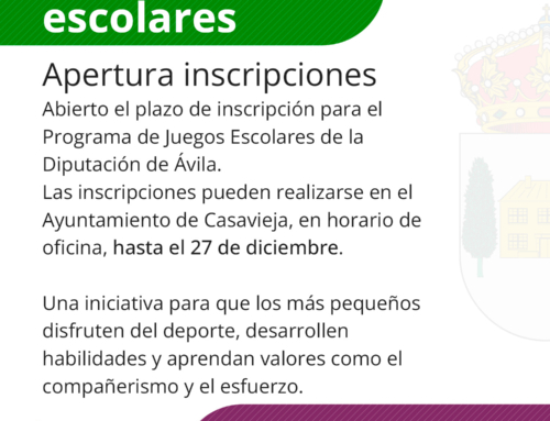 Inscripciones Juegos Escolares 24/25