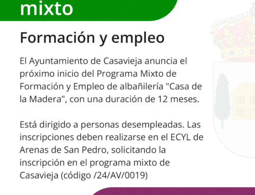 Programa mixto: Formación y Empleo – Casa de la madera