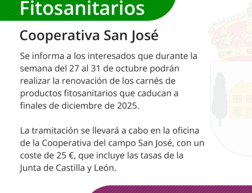 Renovación de carnés de Fitosanitarios