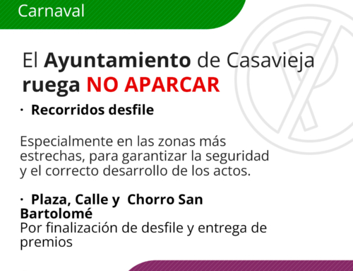 Prohibido aparcar – Carnaval 2026