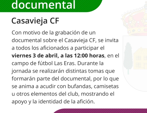 Grabación de documental del Casavieja CF con participación de la afición