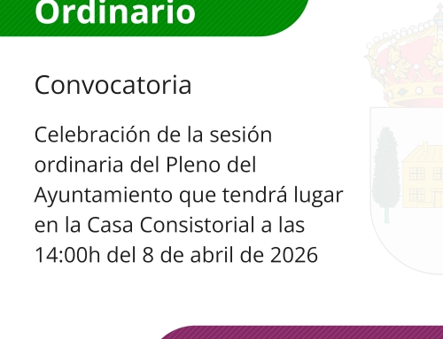 Convocatoria Pleno Ordinario – Abril 2026