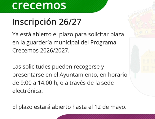 Apertura de inscripciones Programa Crecemos 2026/2027