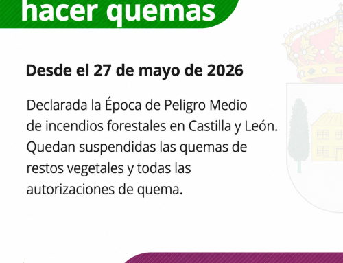 Declarada la Época de Peligro Medio de incendios forestales en Castilla y León