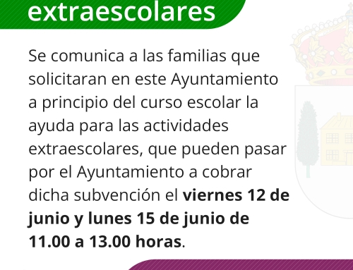 Subvención actividades extraescolares 25/26