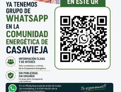 La Comunidad Energética de Casavieja ya cuenta con grupo informativo de WhatsApp