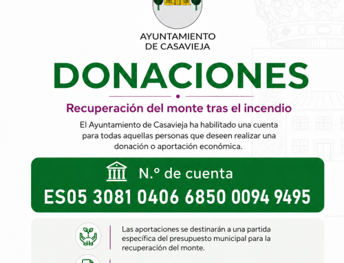 Cuenta de donaciones para la recuperación del monte
