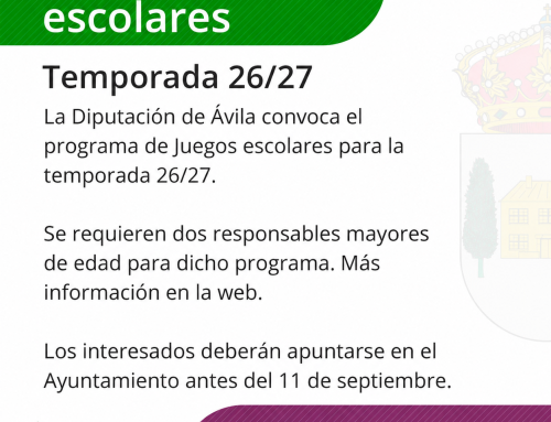 Programa de Juegos Escolares 26-27