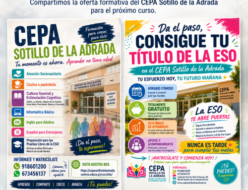 Oferta formativa del CEPA Sotillo de la Adrada para el curso 2026-2027